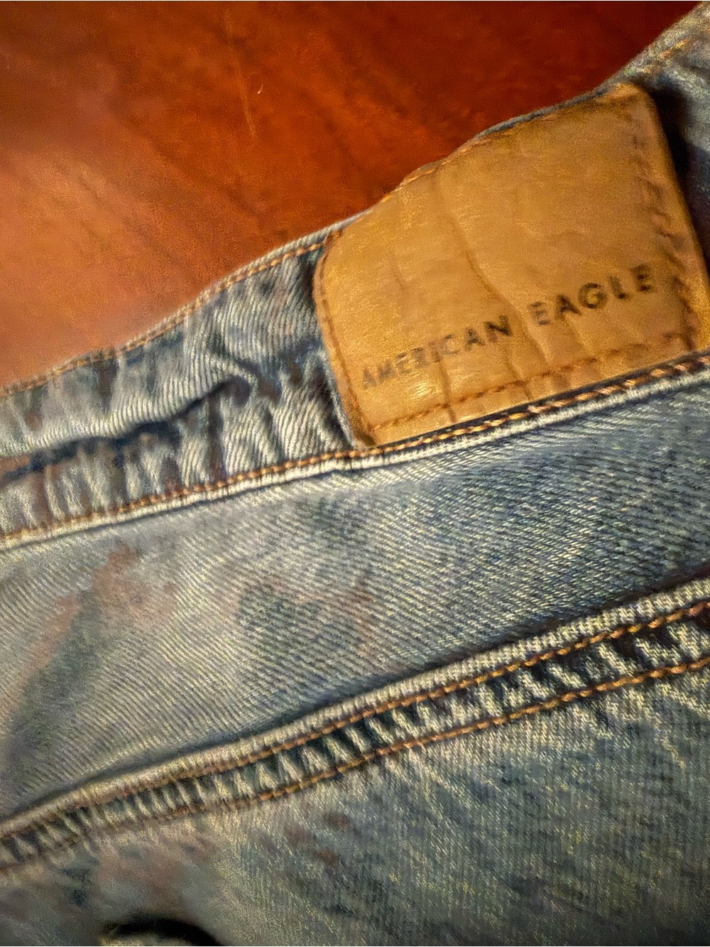 American Eagle Outfitters super high rise ultra wide leg Jeans size 10 short - Picture 6 of 16